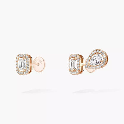 [Am Jewelry]Diamond Earrings 0,10ct My Twin 1+2