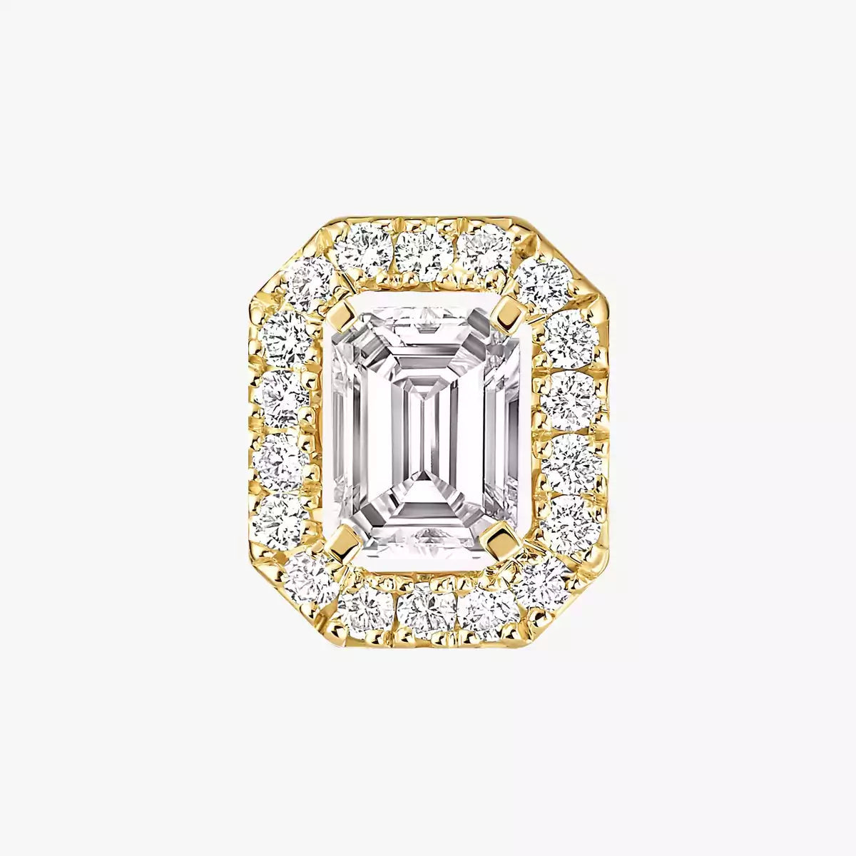 [Am Jewelry]Diamond Earrings 0,10ct My Twin 1+2