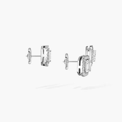 [Am Jewelry]Diamond Earrings 0,10ct My Twin 1+2