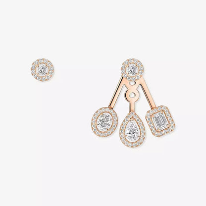 [Am Jewelry] My Twin Trio  Diamond Earrings