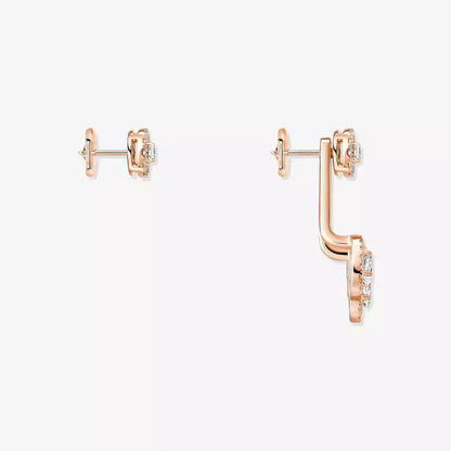[Am Jewelry] My Twin Trio  Diamond Earrings