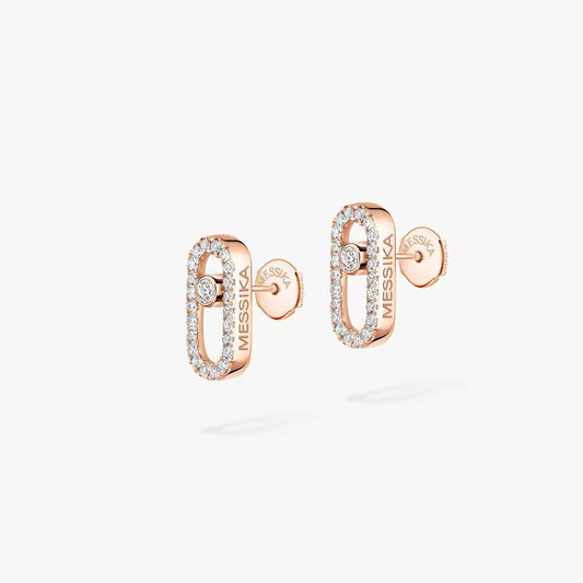[Am Jewelry]Move Uno Diamond Earrings