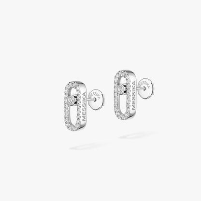 [Am Jewelry]Move Uno Diamond Earrings