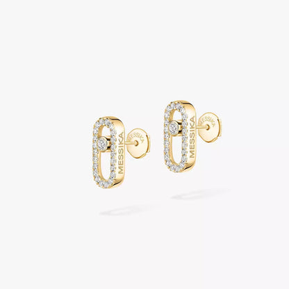 [Am Jewelry]Move Uno Diamond Earrings