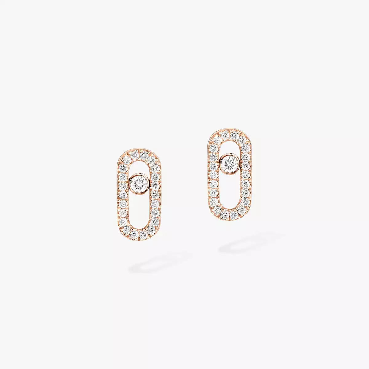 [Am Jewelry]Move Uno Diamond Earrings