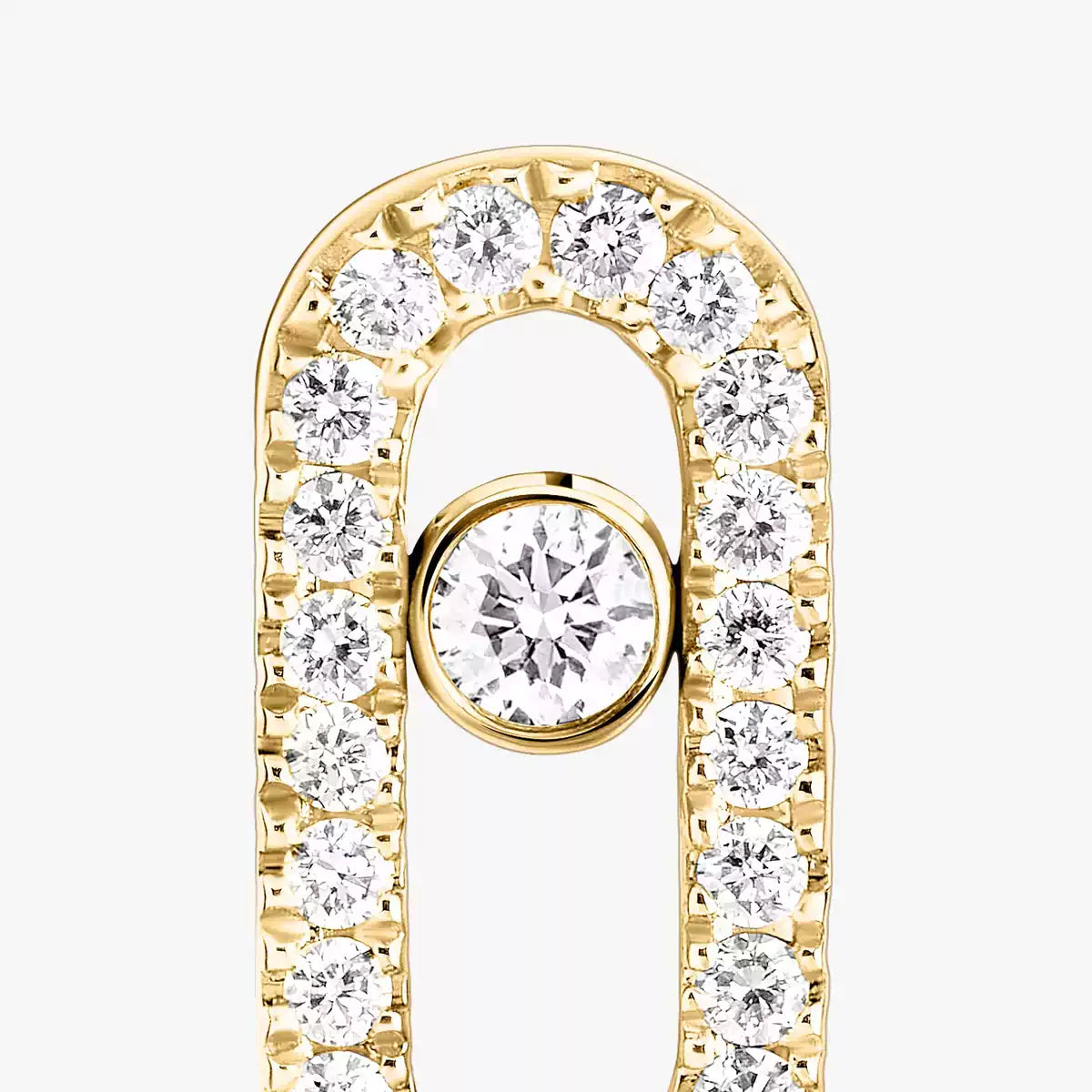 [Am Jewelry]Move Uno Diamond Earrings