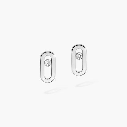 [Am Jewelry]Move Uno Diamond Stud Earrings