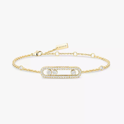 [Am Jewelry]Pavé Baby Move Diamond Bracelet
