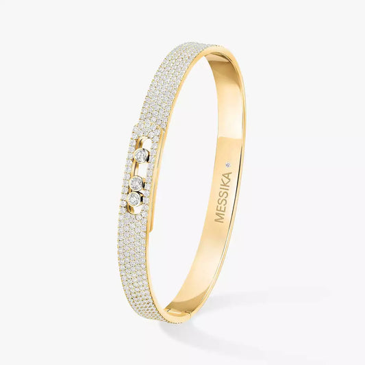 [Am Jewelry]Move Noa Full Pavé Diamond Bangle Bracelet