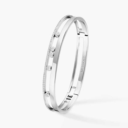 [Am Jewelry]Move Romane Diamond Bangle Bracelet