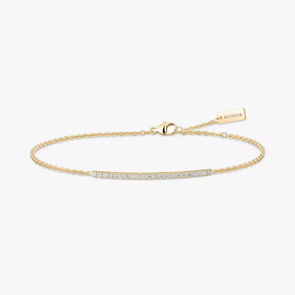 [Am Jewelry]Diamond Thin Bangle 0.15ct My Twin Toi & Moi