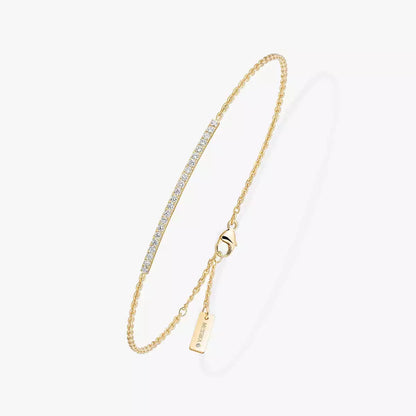 [Am Jewelry]Diamond Thin Bangle 0.15ct My Twin Toi & Moi