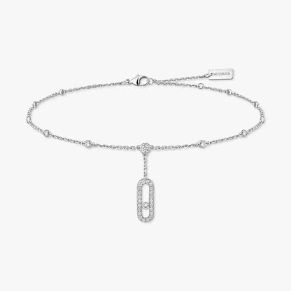 [Am Jewelry] Move Uno pavé ankle bracelet