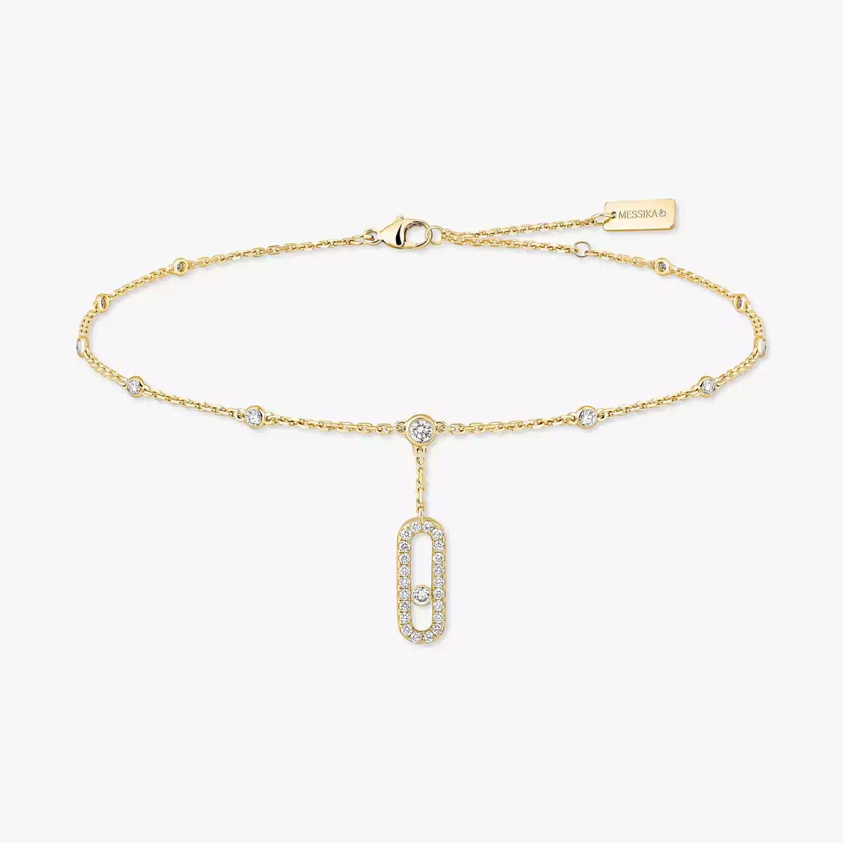 [Am Jewelry] Move Uno pavé ankle bracelet