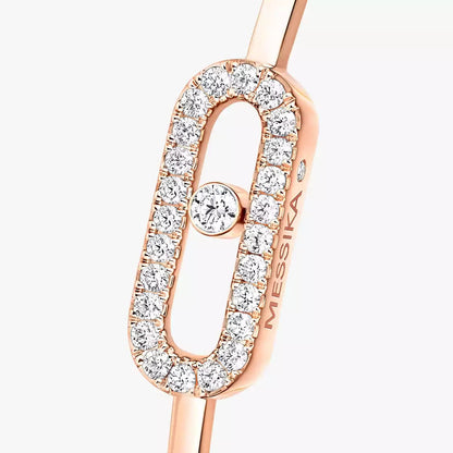 [Am Jewelry]Move Uno pavé flex bangle medium