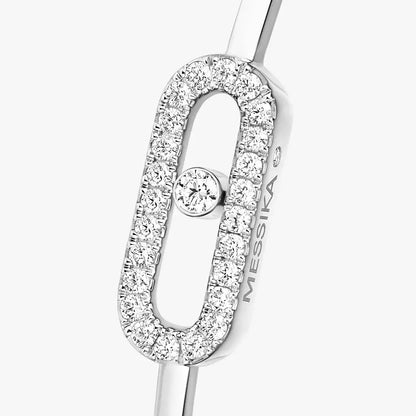 [Am Jewelry]Move Uno pavé flex bangle medium