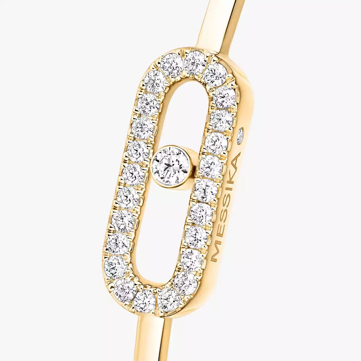 [Am Jewelry]Move Uno pavé flex bangle medium