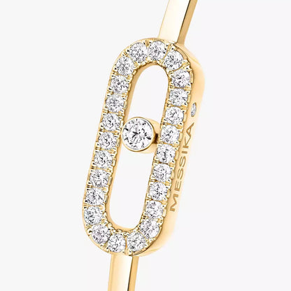 [Am Jewelry]Move Uno pavé flex bangle medium