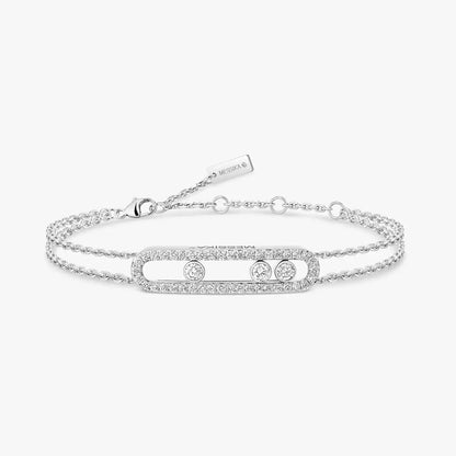 [Am Jewelry] Move Classique pavé bracelet