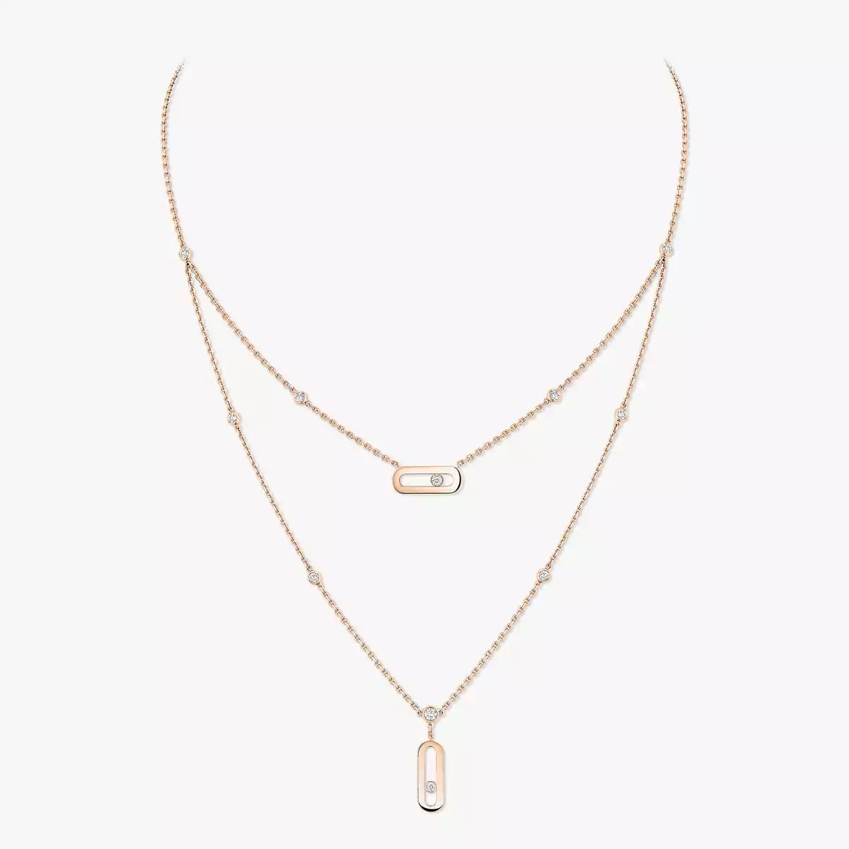 [Am Jewelry] Move Uno Diamond Necklace