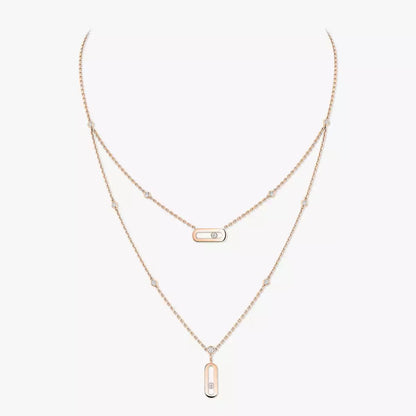 [Am Jewelry] Move Uno Diamond Necklace