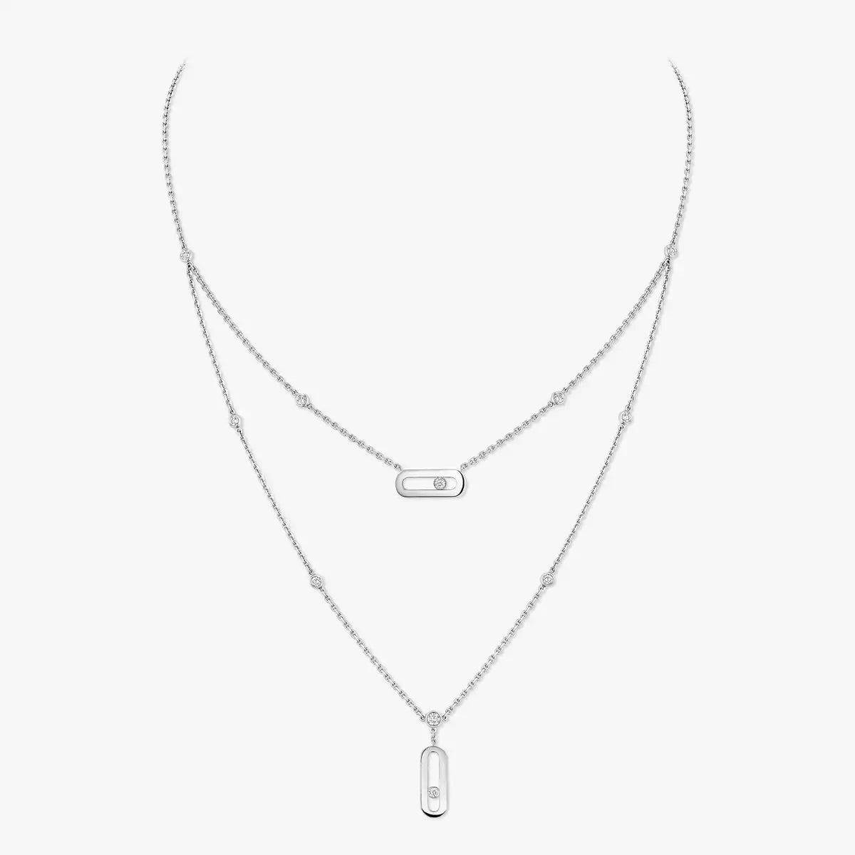 [Am Jewelry] Move Uno Diamond Necklace