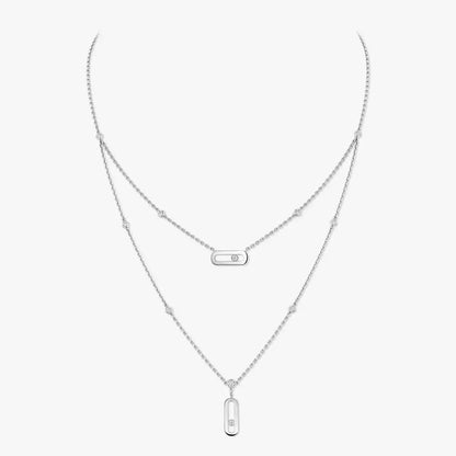 [Am Jewelry] Move Uno Diamond Necklace