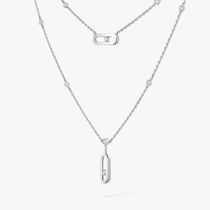 [Am Jewelry] Move Uno Diamond Necklace