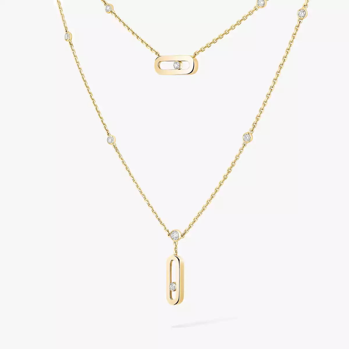 [Am Jewelry] Move Uno Diamond Necklace