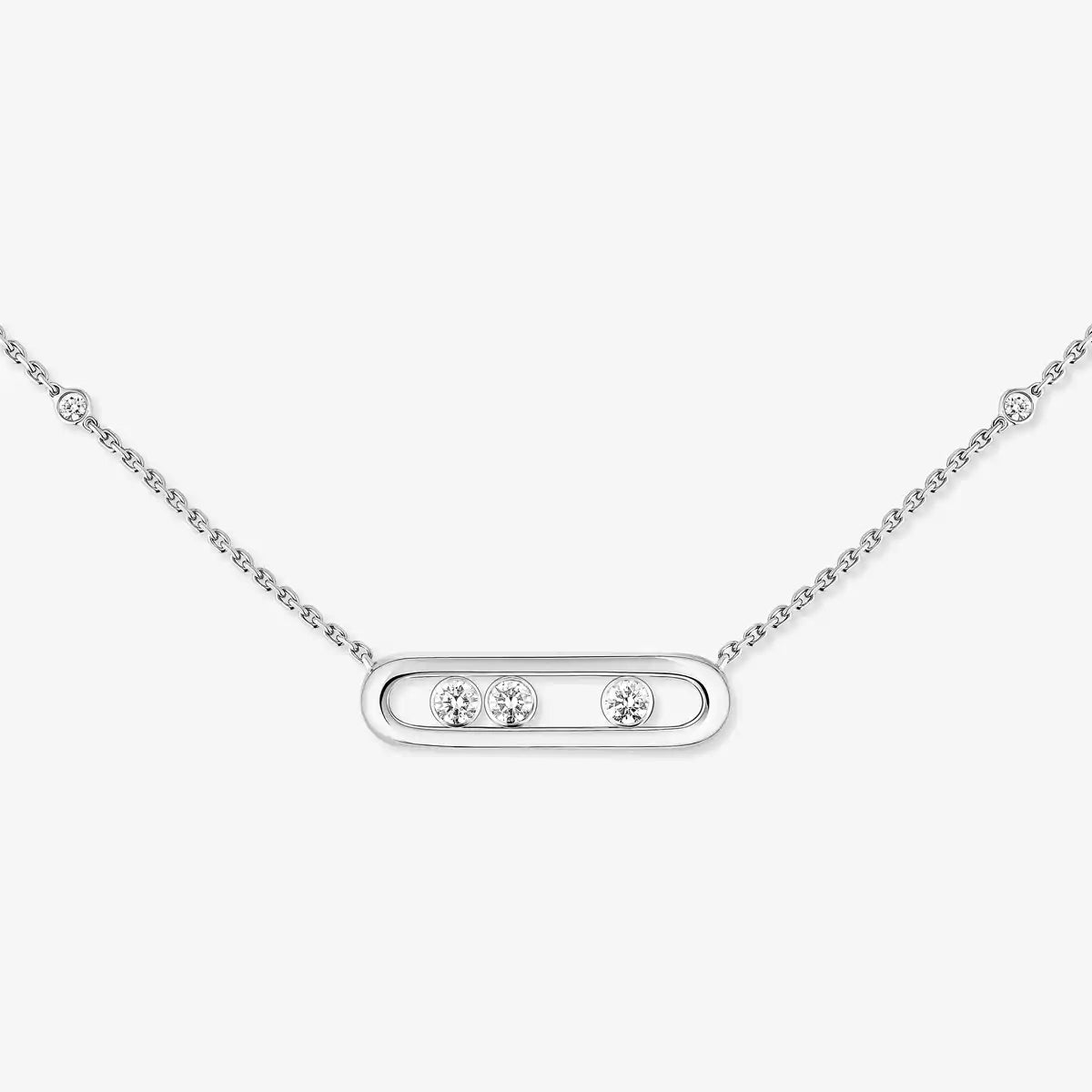 [Am Jewelry] Baby Move Gold Diamond Necklace