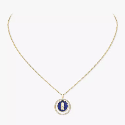 [Am Jewelry]Lucky Move Diamond Necklace in Rose Gold and White Mother-of-Pearl