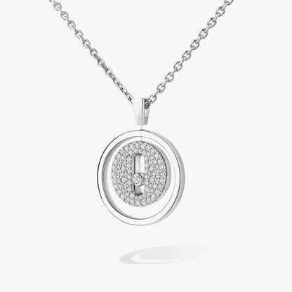 [Am Jewelry] Lucky Move Diamond Necklace