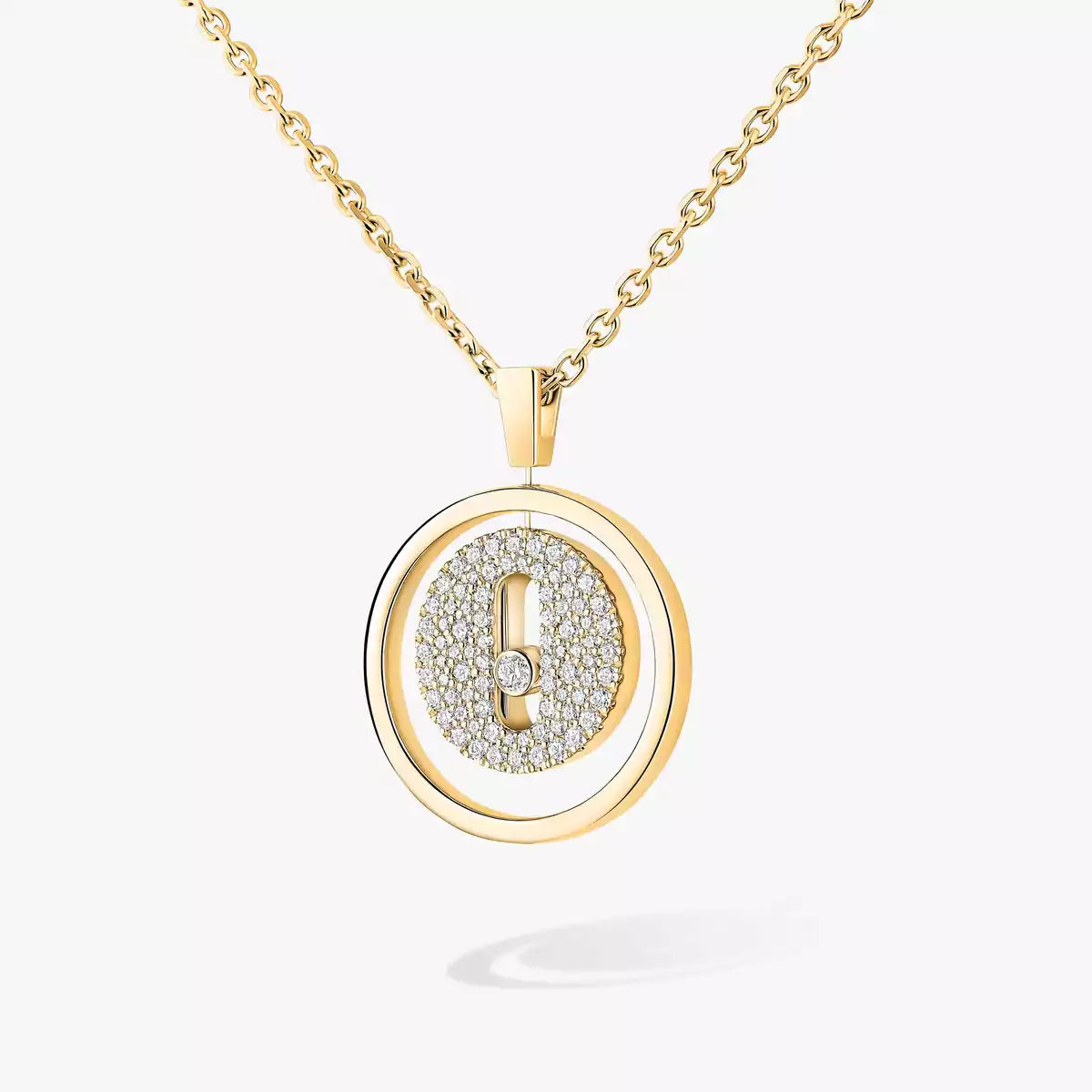 [Am Jewelry] Lucky Move Diamond Necklace