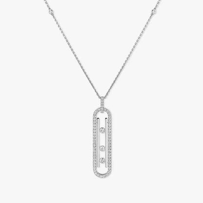 [Am Jewelry]Diamond Necklace Move 10Th