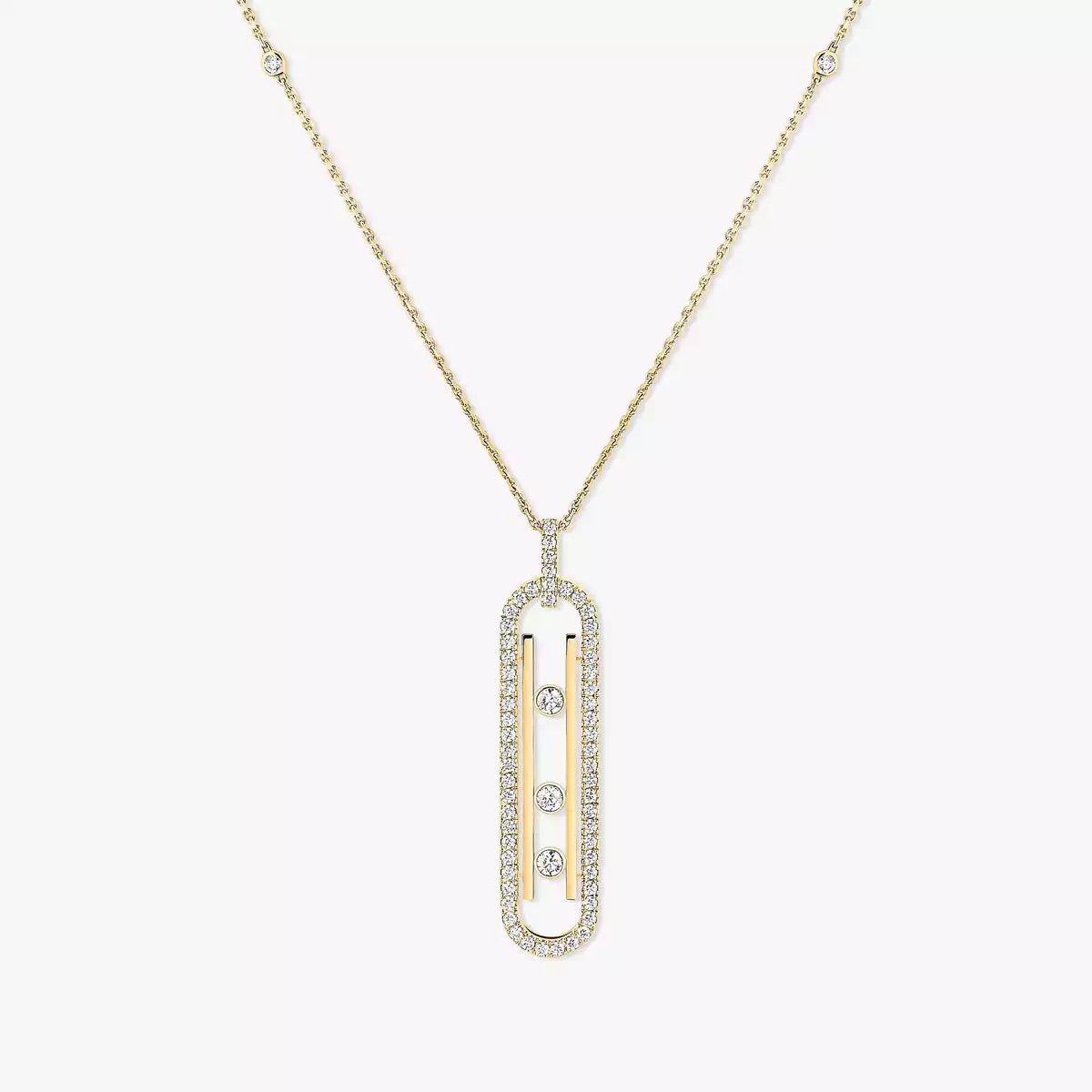 [Am Jewelry]Diamond Necklace Move 10Th