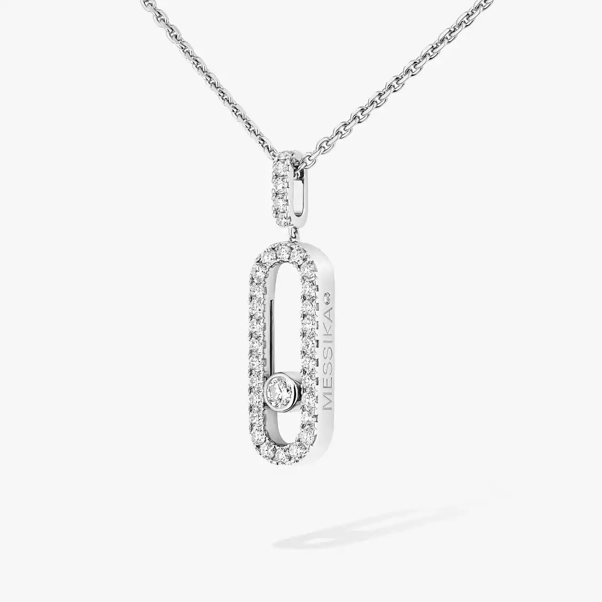[Am Jewelry]Move Uno Diamond Necklace in Rose Gold