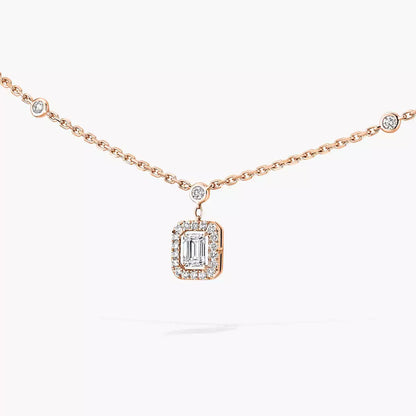 [Am Jewelry]My Twin Diamond Necklace in Silver