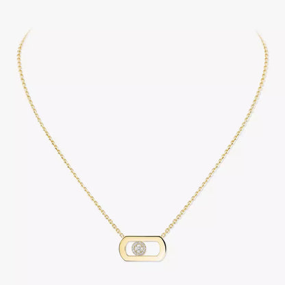 [Am Jewelry]So Move Diamond Necklace in Gold