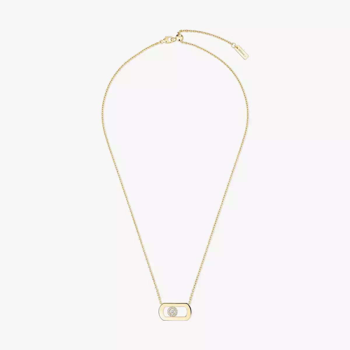 [Am Jewelry]So Move Diamond Necklace in Gold