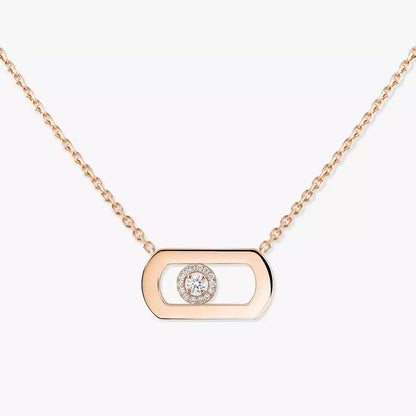 [Am Jewelry]So Move Diamond Necklace in Gold