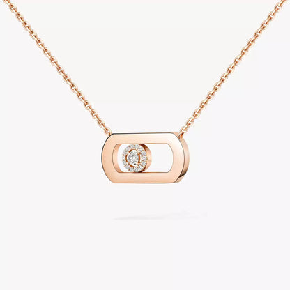 [Am Jewelry]So Move Diamond Necklace in Gold
