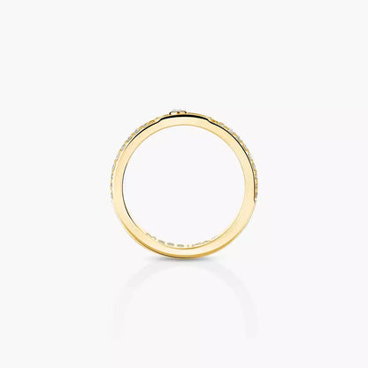 [Am Jewelry]Move Joaillerie Pave_ Diamond Wedding Ring
