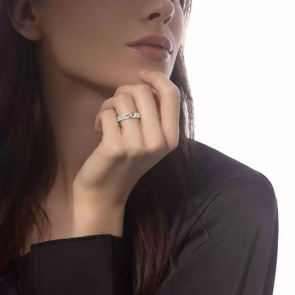 [Am Jewelry]Move Joaillerie Pave_ Diamond Wedding Ring
