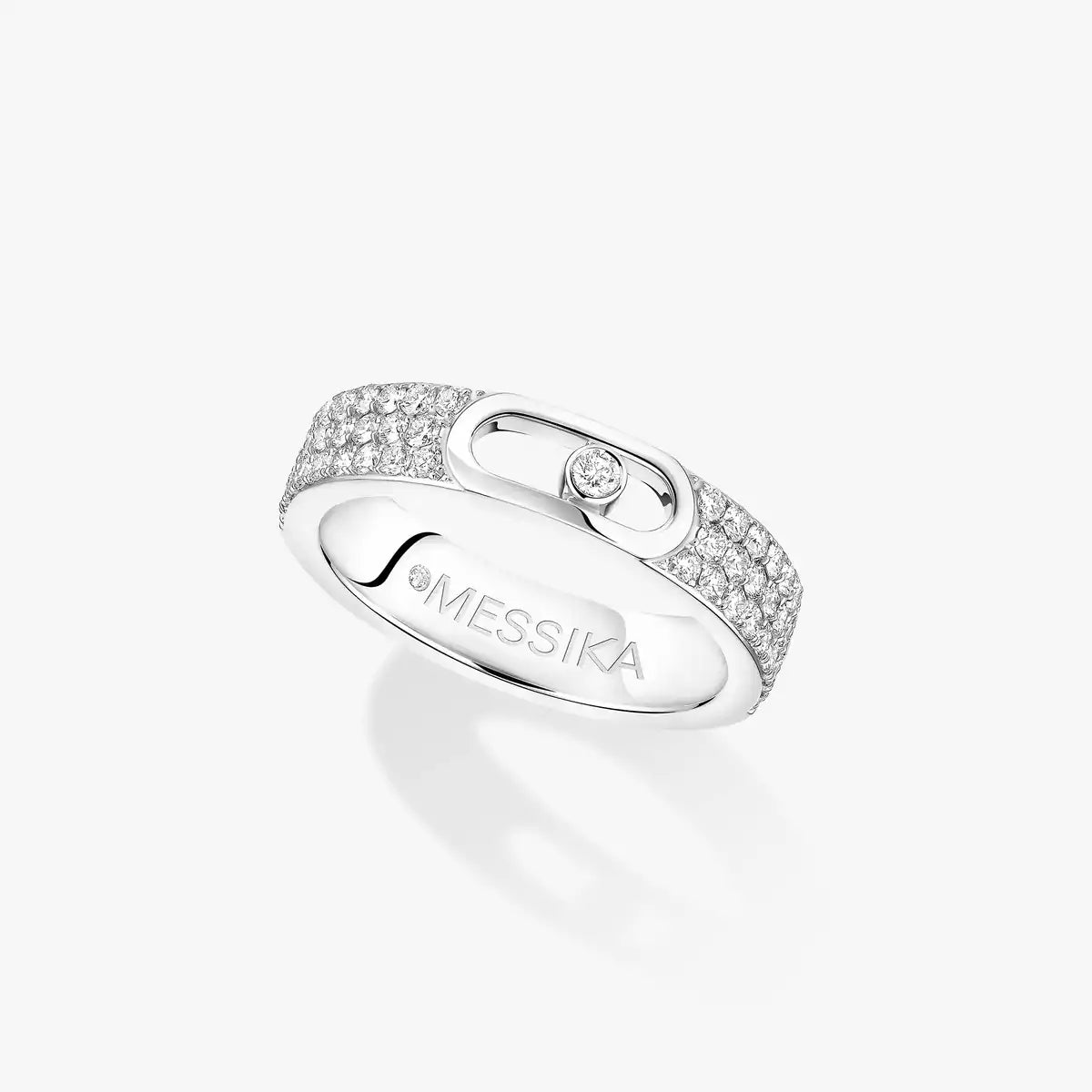 [Am Jewelry]Move Joaillerie Pave_ Diamond Wedding Ring