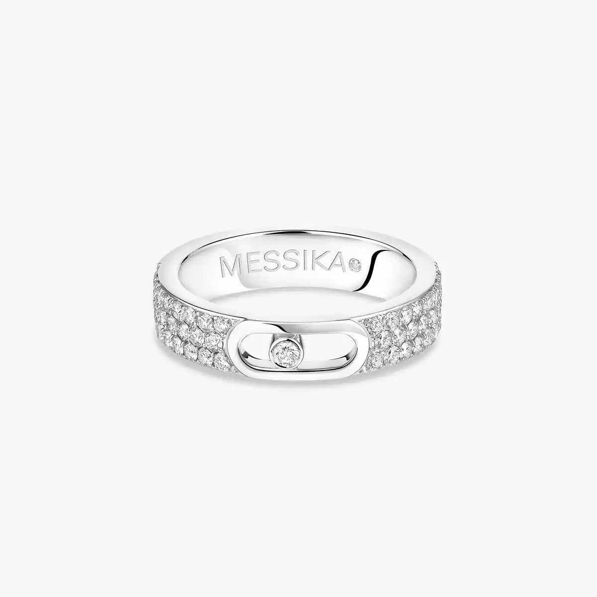 [Am Jewelry]Move Joaillerie Pave_ Diamond Wedding Ring