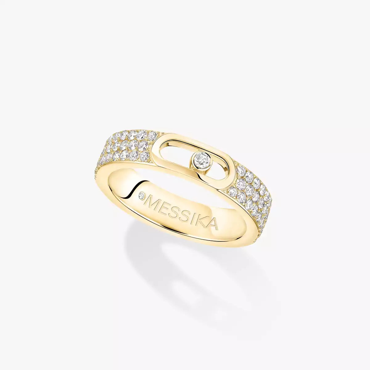 [Am Jewelry]Move Joaillerie Pave_ Diamond Wedding Ring