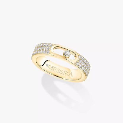 [Am Jewelry]Move Joaillerie Pave_ Diamond Wedding Ring