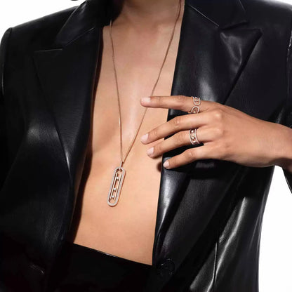 [Am Jewelry]Move 10th Diamond Ring in Gold
