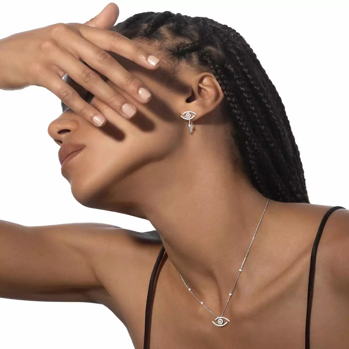 [Am Jewelry]Lucky Eye Diamond Earrings