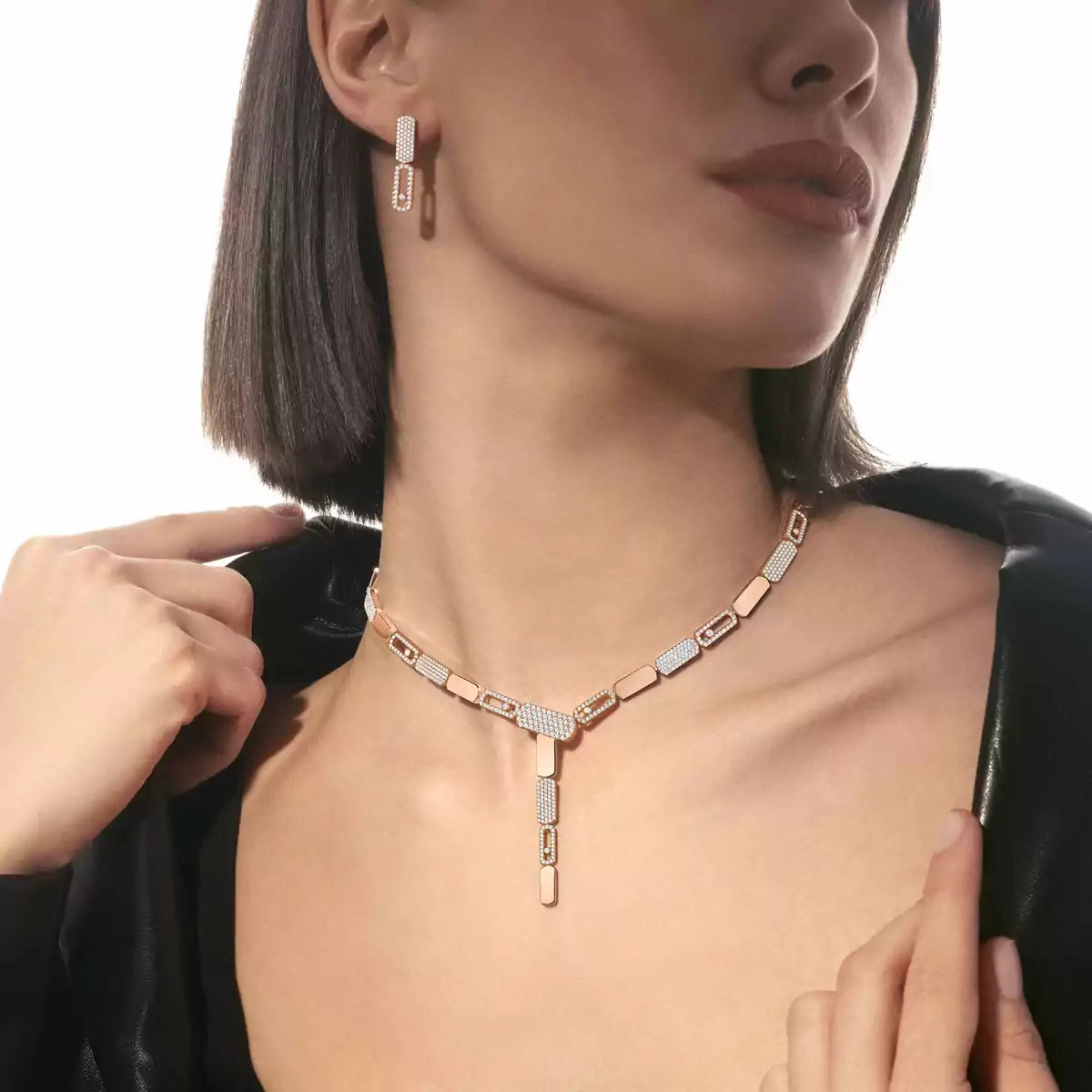 [Am Jewelry]Imperial Move SM Diamond Earrings